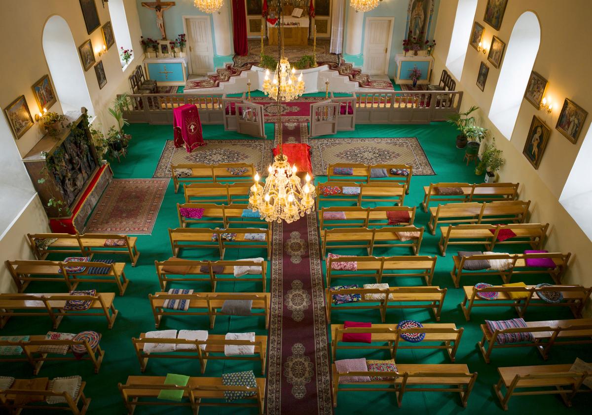 Armenian Catholic churches characterized by architectural simplicty