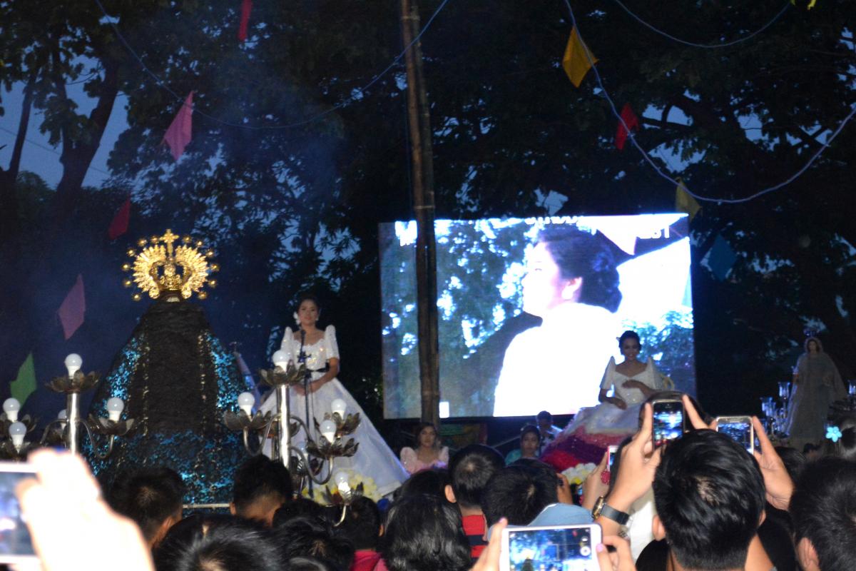 Salubong Risen Christ Easter morning in the Philippines