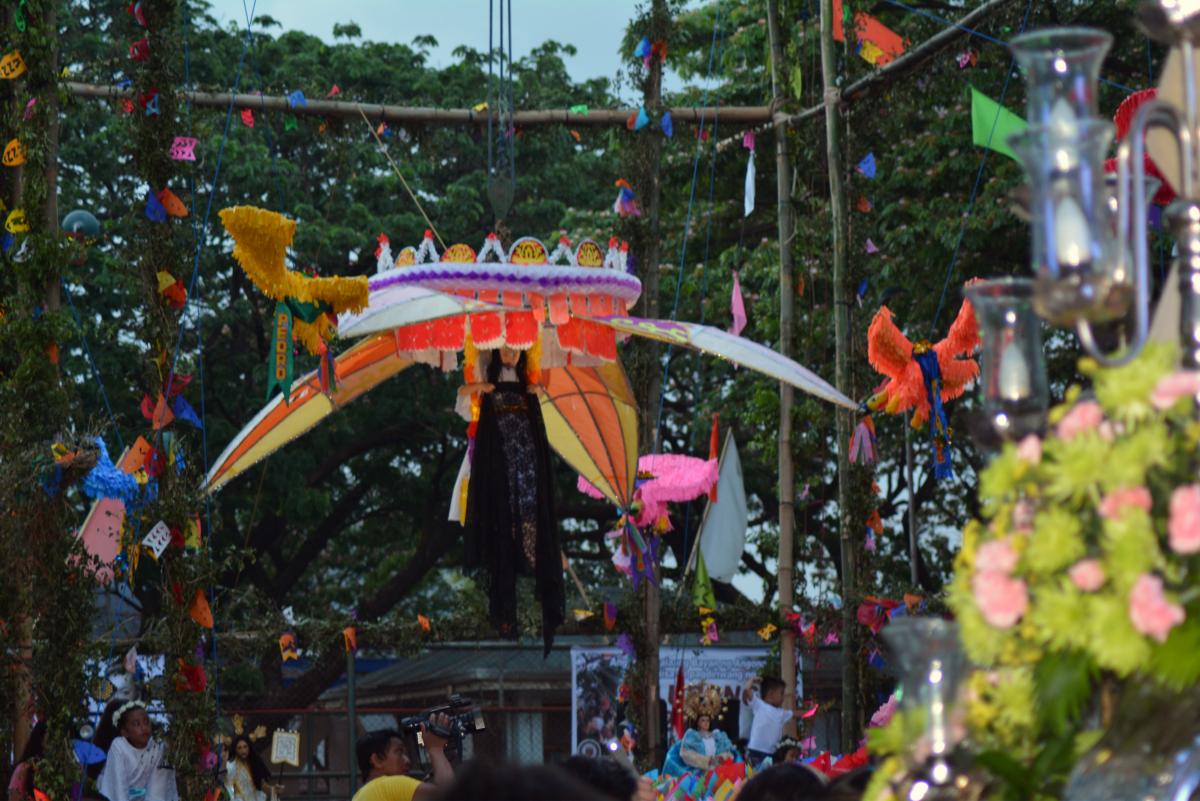 Salubong Risen Christ Easter morning in the Philippines