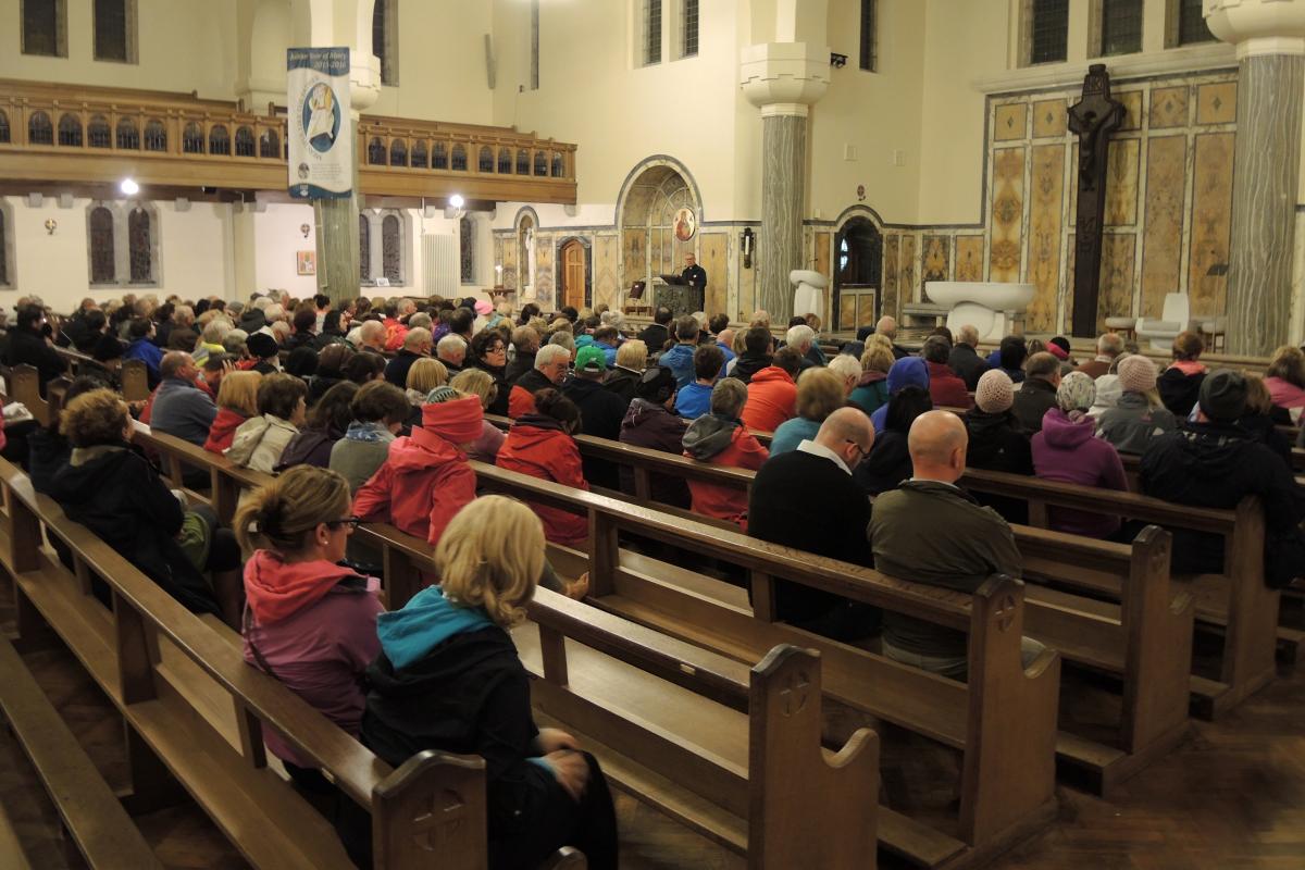 Barefoot pilgrims hold 24hour vigil, threeday fast at Lough Derg
