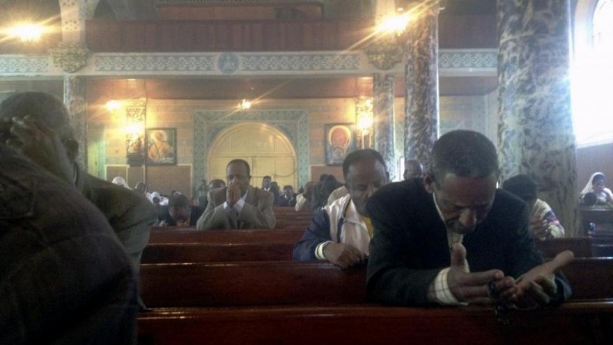 Modesty and humility are attributes that are readily visible in the postures of worshippers at Nativity Cathedral, Addis Ababa.