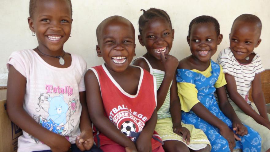 Shaloom chikechea (kindergarten) children, Tanzania.