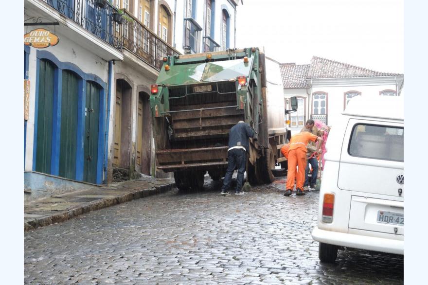The beautiful tapetes are swept right up after the Easter procession.