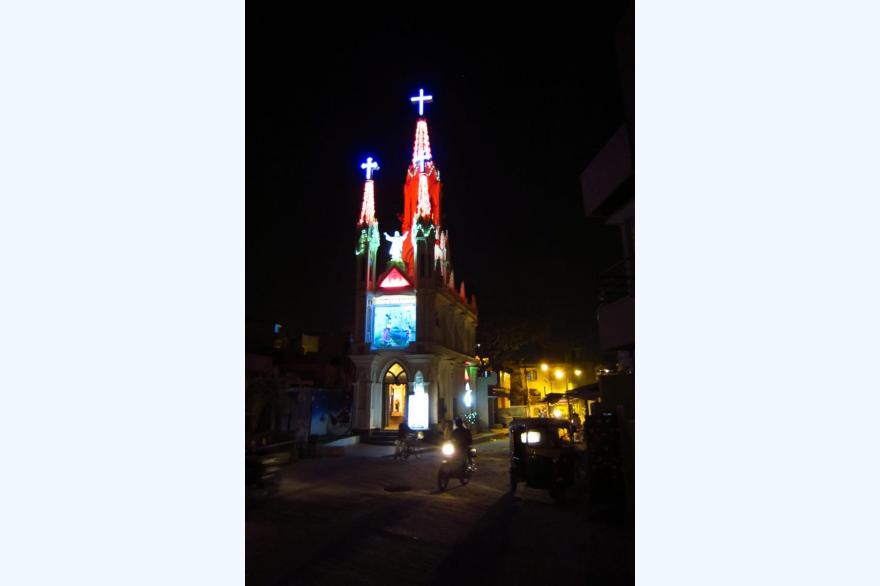 The Annai Vailankanni devotional chapel, Bangalore, a freestanding chapel in honor of our Lady of Vailankanni