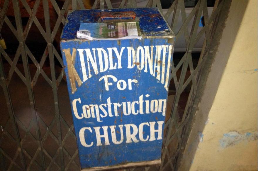 St. Anthony's shrine was built by a private family, and asks for donations for its maintenance.