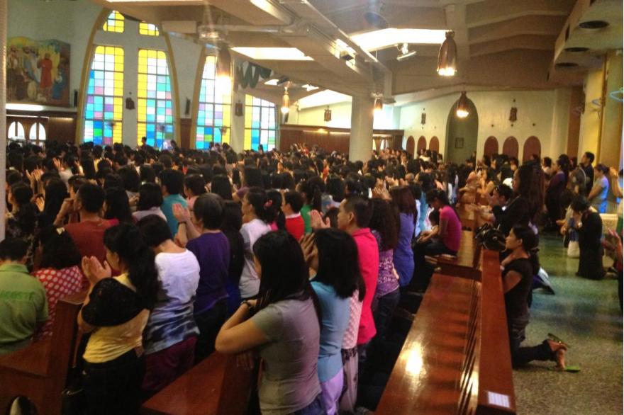 Mass at St. Joseph’s, Hong Kong