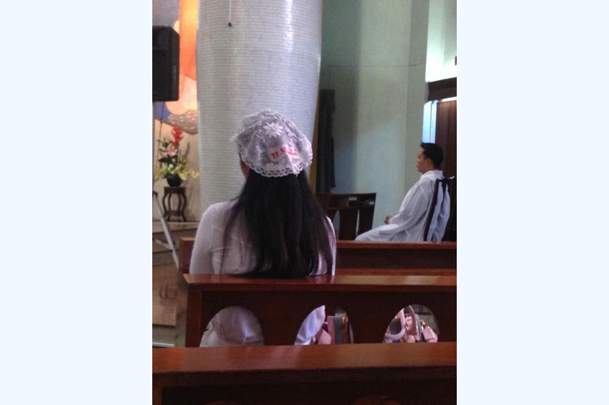 El Shaddai members at St. Joseph's Church