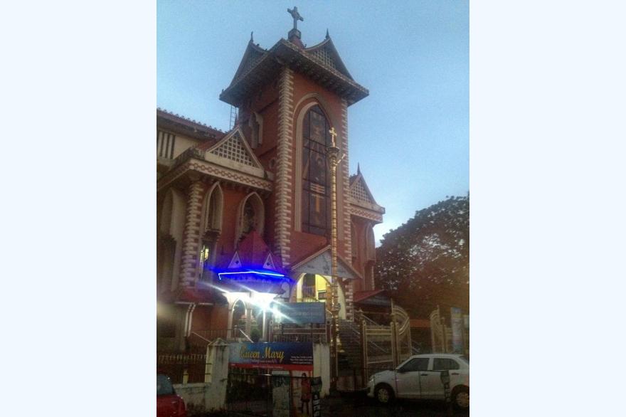 St. Mary, Queen of Peace Syro-Malankara basilica, Thiruvananthapuram, Kerala.
