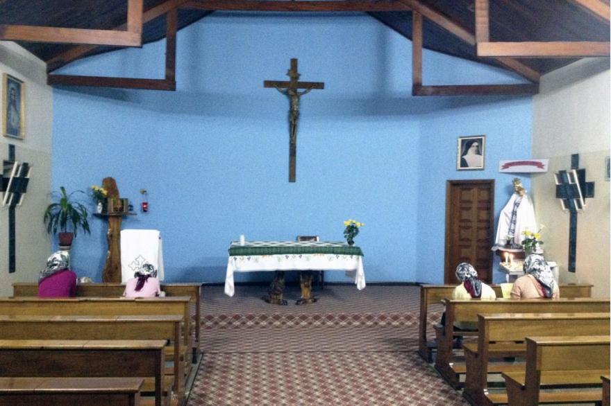 Catholic chapel at a convent school, Addis Ababa.