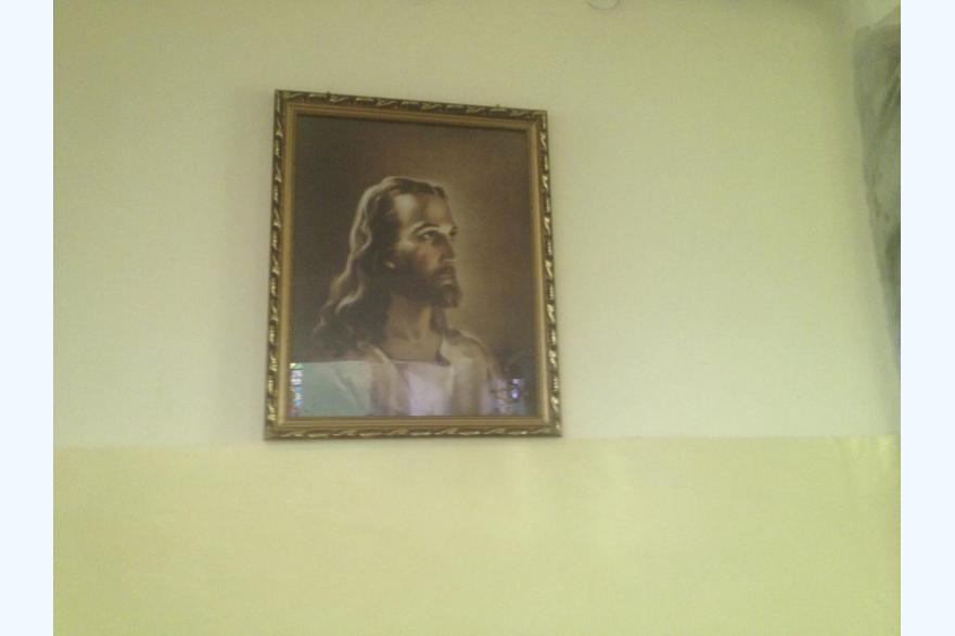 American artist Warner Sallman's Head of Christ finds a place in Kidane Mihret Catholic church in Addis Ababa, perhaps an outcome of the migration of many educated Ethiopians back and forth from the US and Europe.