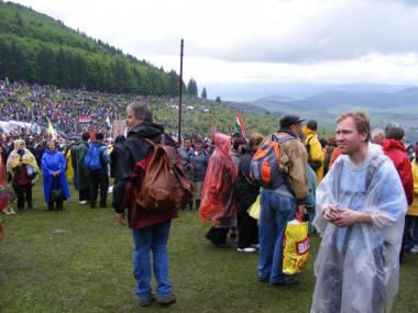 Marc Loustau does fieldwork in Romania.