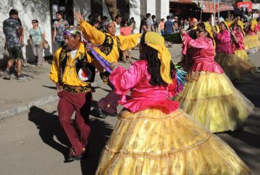 Nearly 200 groups of dancers celebrate a 10-day feast for the Virgen del Carmen in La Tirana, Chile each July.