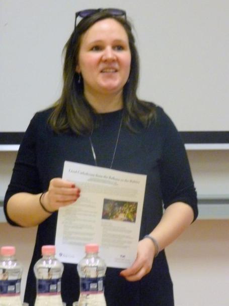 Conference co-organizer Katya Dunajeva, Department of International Studies and Political Science at Pázmány Péter Catholic University, discusses "20th-Century Hungarian Catholic Social Thought and the Family."