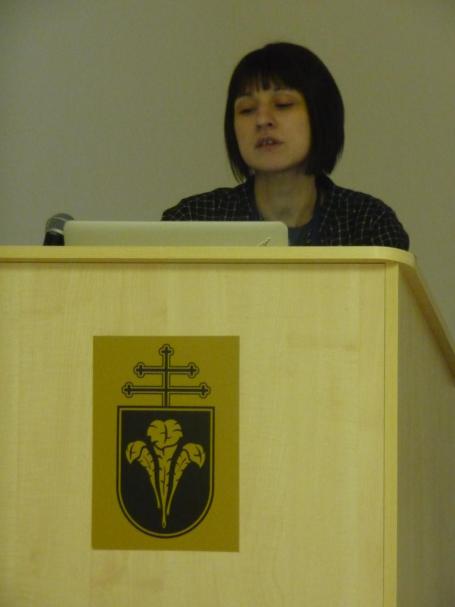 Ksenia Trofimova, Institute of Philosophy at the Russian Academy of Sciences, presents on "'Majka': Localizing a 'Mixed' Pilgrimage Tradition in Macedonia."