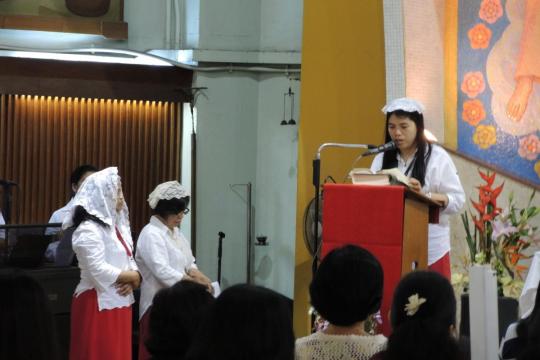 El Shaddai members at St. Joseph's Church