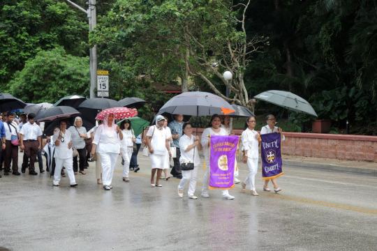 Catholic Daughters of the Americas is among the groups to participate in the Feast of Santa Marian Kamalen. The promise to care for the Patroness is passed down to women along the same maternal line.